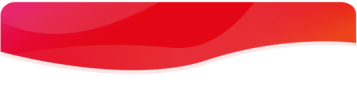 schmaler Aufmacher rot Wellleoptik oben