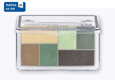s.he colour&style Палитрa сенки за очи 003