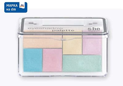 s.he colour&style Палитрa сенки за очи 006