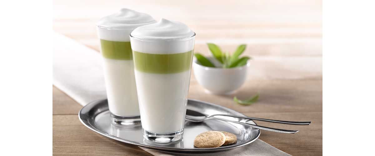 dmBio рецепта: Шейк с матча и оризова напитка