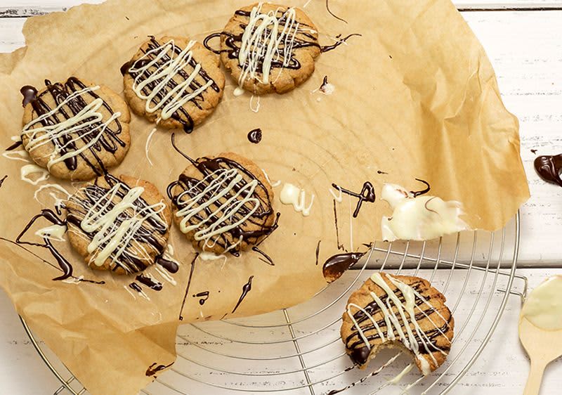 Джинджифилови коледни бисквити с шоколад