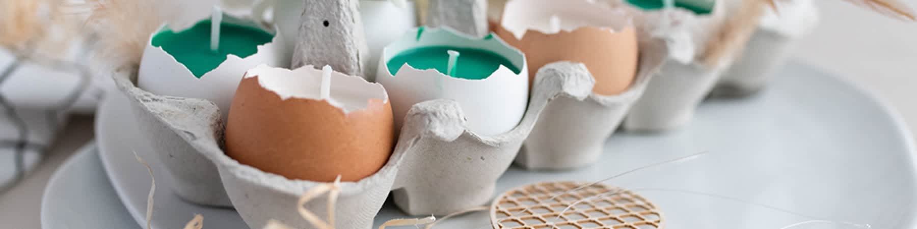 Нaправи си сам: Великденски свещи в яйчени черупки