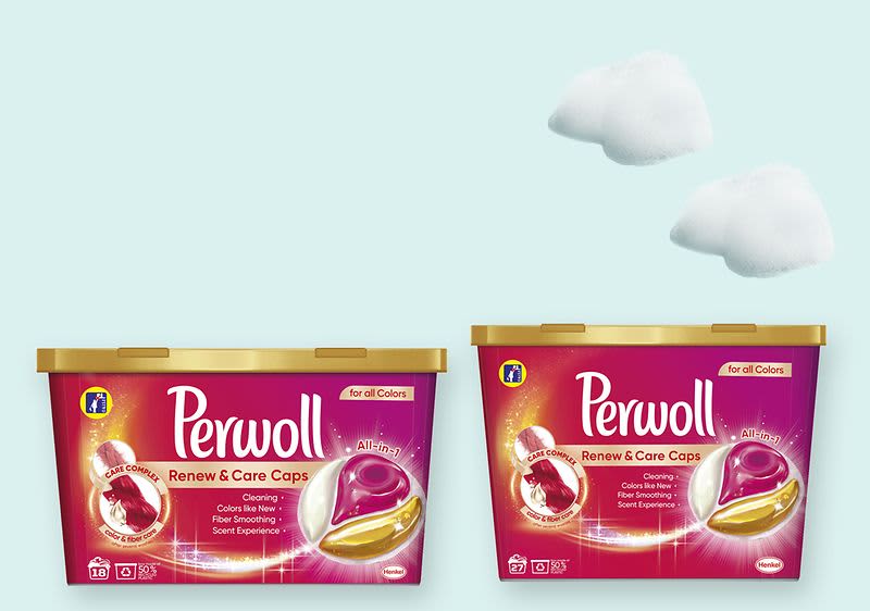 Perwoll Renew & Care капсули – новия експерт в грижата за цветни дрехи! 