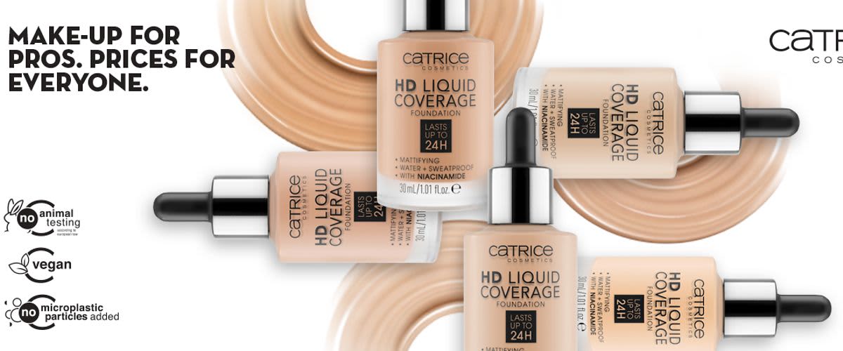 Течна пудра CATRICE HD Liquid Coverage  