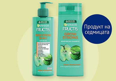 По-силна коса без накъсване с GARNIER Fructis Grow Strong!
