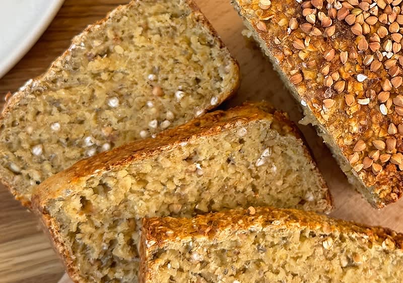 Безглутенов хляб от овес и елда