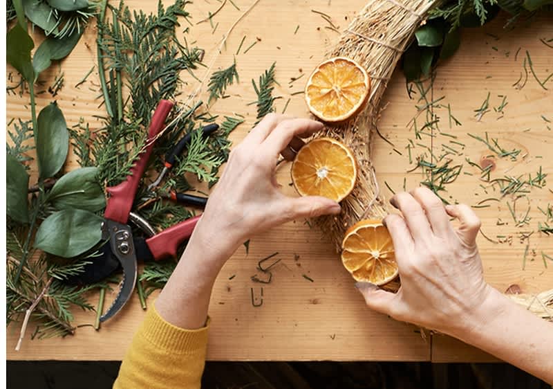 Weihnachtsdeko aus Naturmaterialien