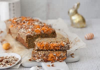 Rezept Veganer Karotten-Mandelkuchen