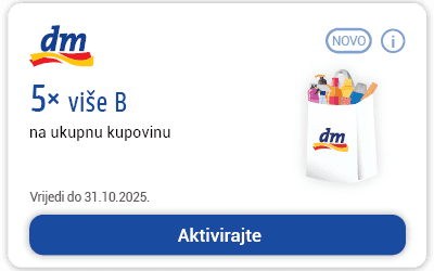 dm active beauty kupon za 5x više bodova na ukupnu kupovinu