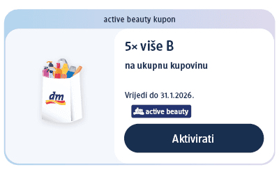 dm active beauty kupon za 5x više bodova na ukupnu kupovinu