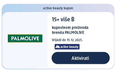 dm active beauty kupon za 15x više bodova kupovinom proizvoda brenda PALMOLIVE