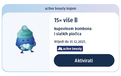 dm active beauty kupon za 15x više bodova kupovinom bombona i slatkih pločica
