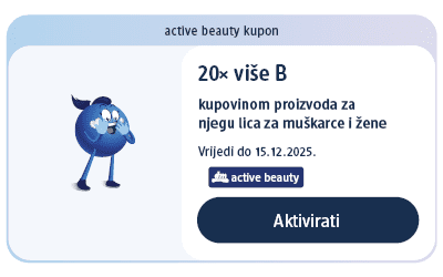 dm active beauty kupon za 20x više bodova kupovinom proizvoda za njegu lica za muškarce i žene