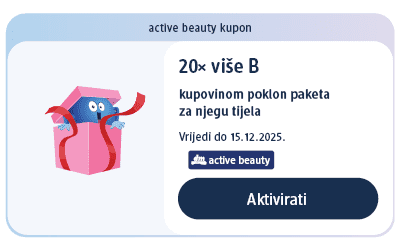 dm active beauty kupon za 20x više bodova kupovinom poklon paketa za njegu tijela