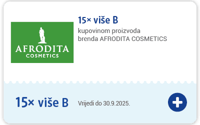 kupon: 15x više bodova kupovinom proizvoda brenda AFRODITA COSMETICS
