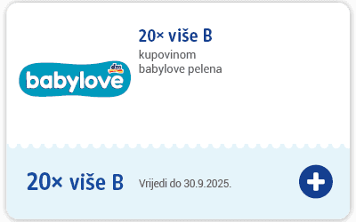 kupon: 20x više bodova kupovinom babylove pelena 
