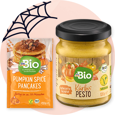 dmBio proizvodi idelani za jesenske i Halloween recepte