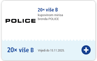 kupon: 20x više bodova kupovinom mirisa brenda POLICE