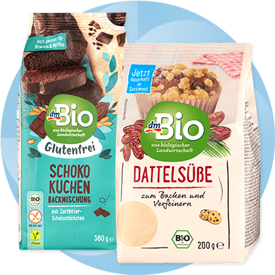 dmBio proizvodi za pečenje i grickanje