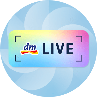 dmLIVE na plavoj podlozi