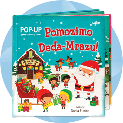 Pomozimo Deda-Mrazu Pop-Up knjiga