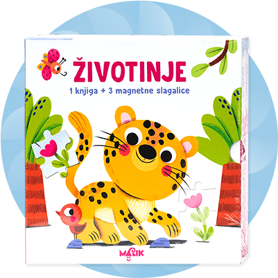 Otkrivam… životinje - knjiga i magnetne puzzle