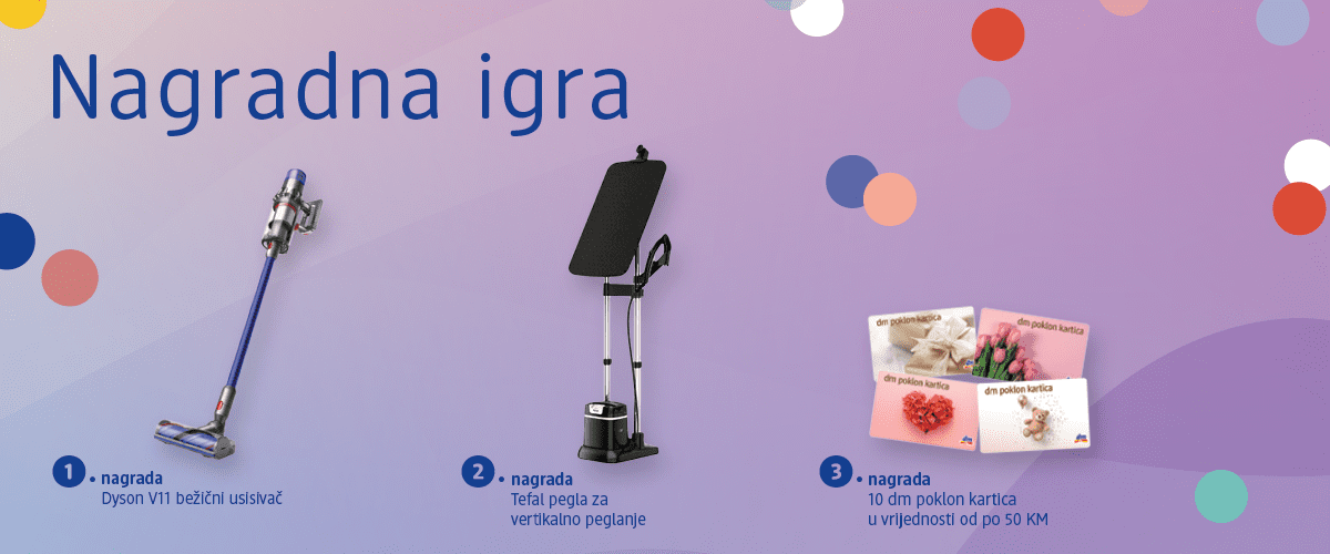 Dostupne nagrade u nagradnoj igri