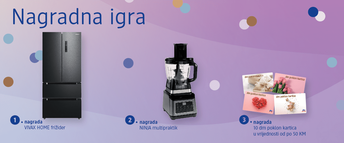 Dostupne nagrade u nagradnoj igri