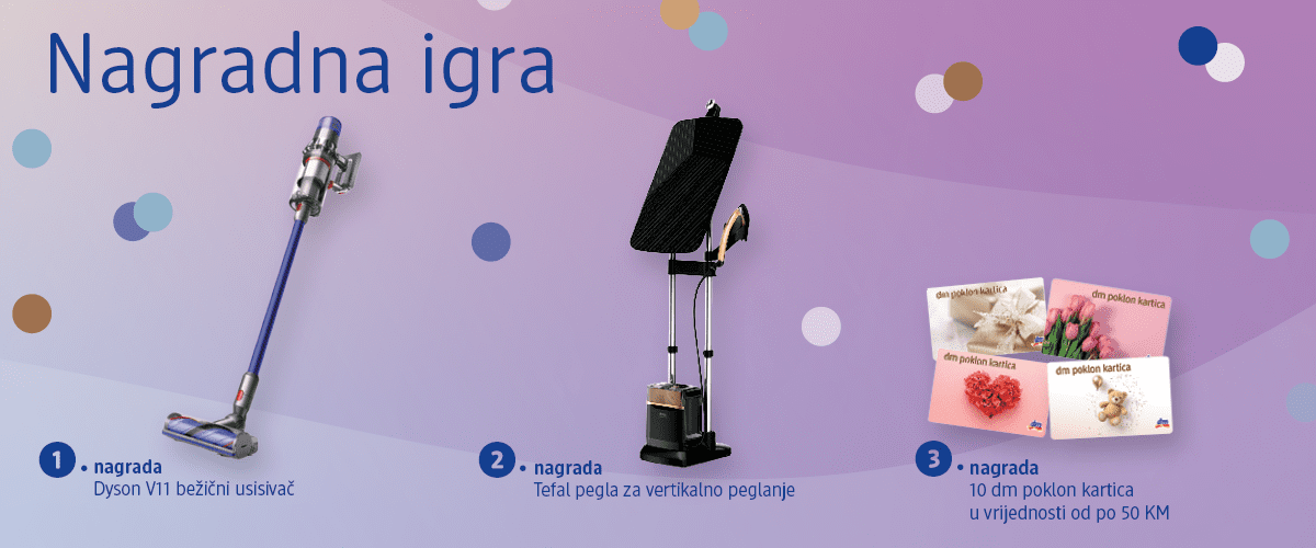 Dostupne nagrade u nagradnoj igri