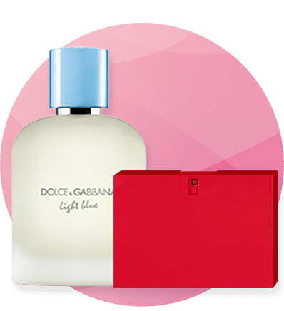 Parfemi Dolce & Gabbana Light Blue i crveni parfem