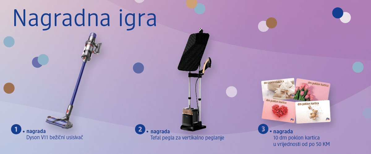 Dostupne nagrade u nagradnoj igri