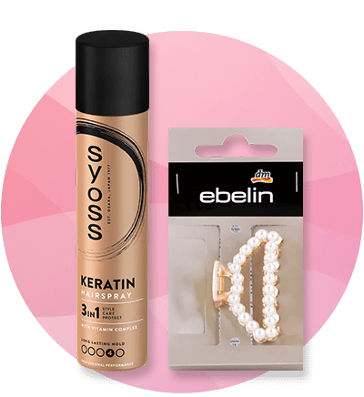 Lak za kosu Syoss Keratin uz ukrasnu pearl kopču