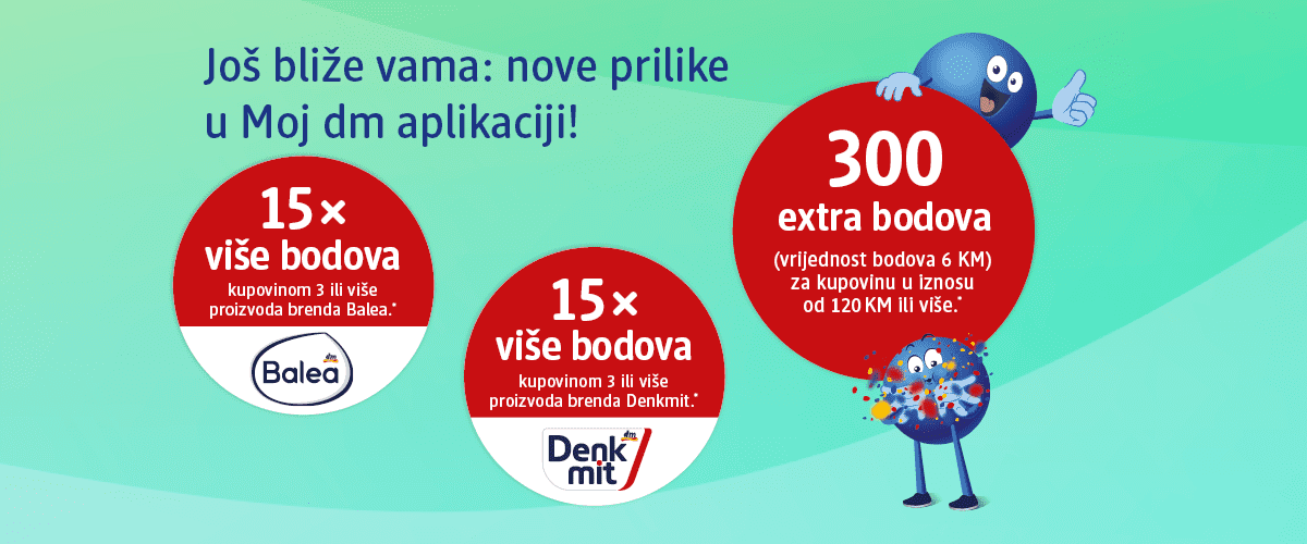 Dodatni bodovi koje je moguće ostvariti kupovinom proizvoda odabranih brendova