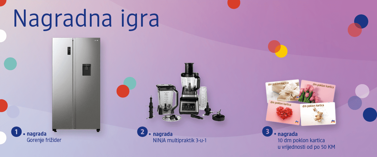 Dostupne nagrade u nagradnoj igri