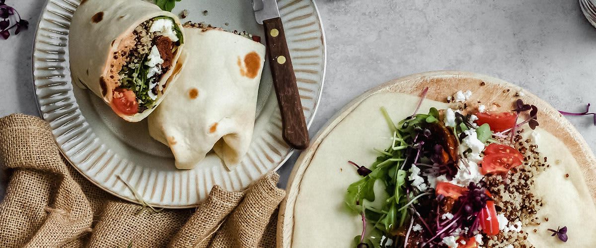 Vegetarijanske mediteranske tortilje