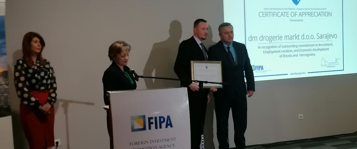 dm na listi najznačajnijih investitora u BiH