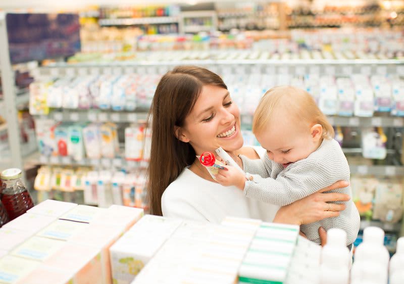 Zufriedene Kunden bei dm drogerie markt