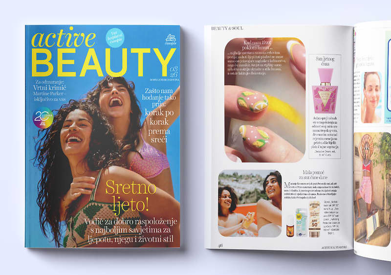 dm active beauty časopis