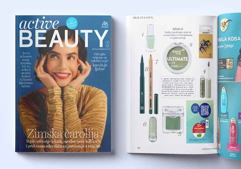 dm active beauty časopis