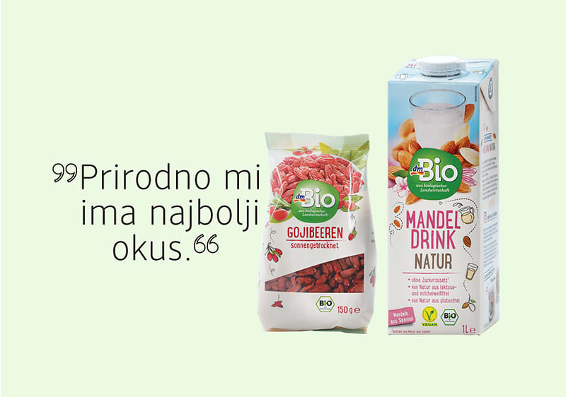 Veganski proizvodi u dmu