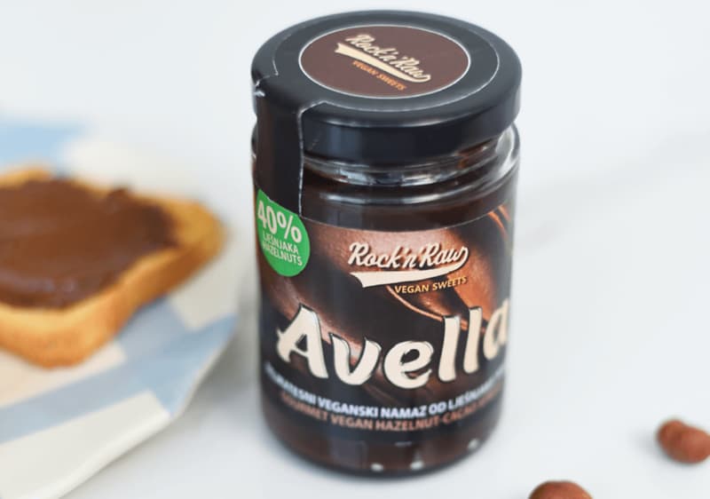 Rock'n'Raw - Avella Veganski namaz od lješnjaka i kakaa, 200 g
