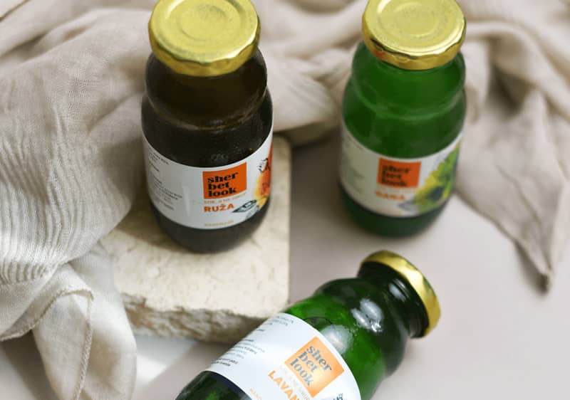 SHERBETLOOK Sok nana, ruža i lavanda, 200 ml