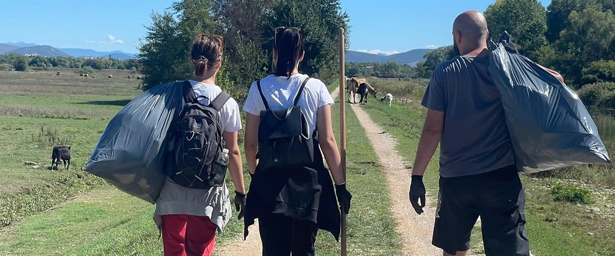 Očišćeni obala i korito rijeke Trebižat 