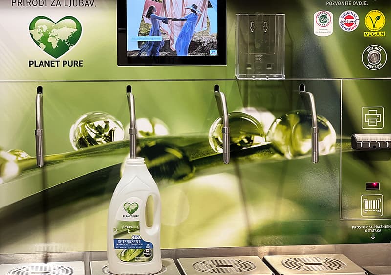 Stanice za punjenje bio deterdženata