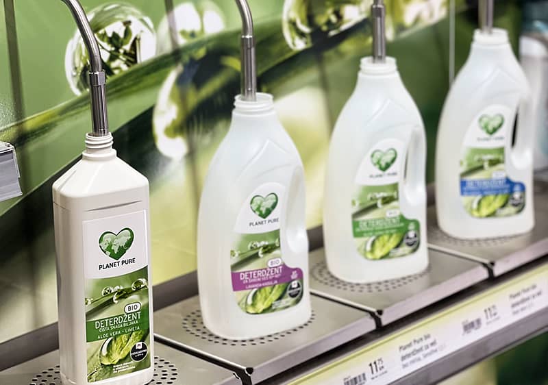 Stanice za punjenje bio deterdženata