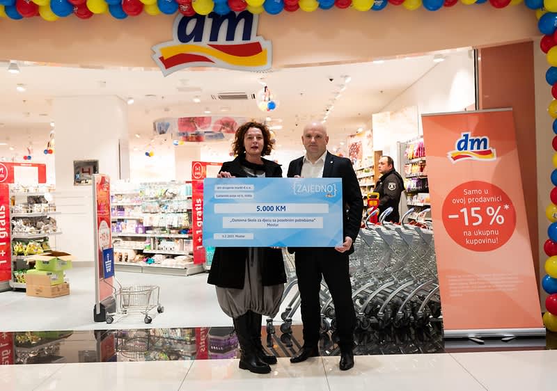 Otvorena preuređena dm prodavnica u TC Mepas Mall