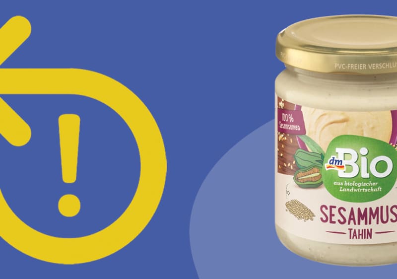 povlačenje proizvoda dmBio tahini pasta od susama, 250g iz predostrožnosti