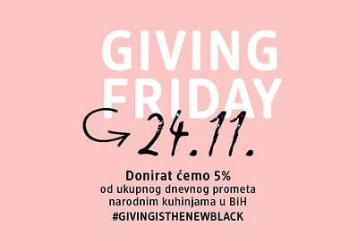 „GIVING FRIDAY“ – dm i ove godine pomaže rad narodnih kuhinja