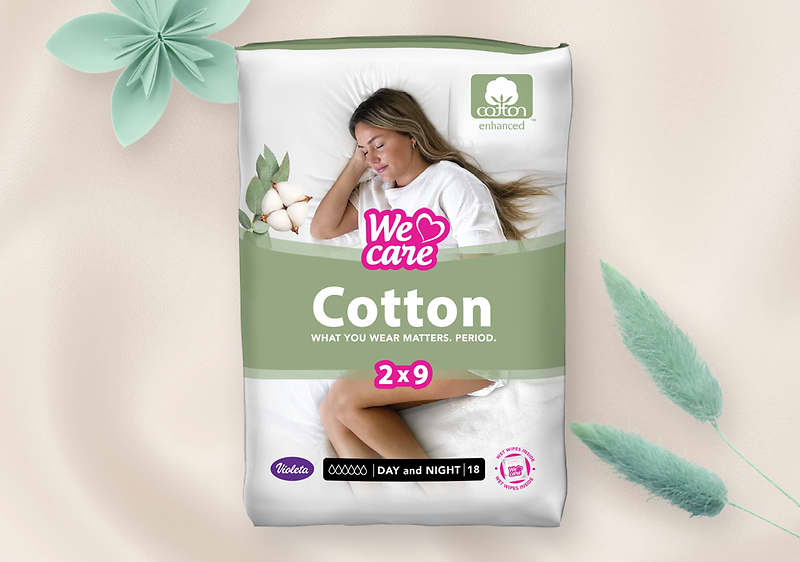 Violeta We Care Cotton Day&Night ulošci