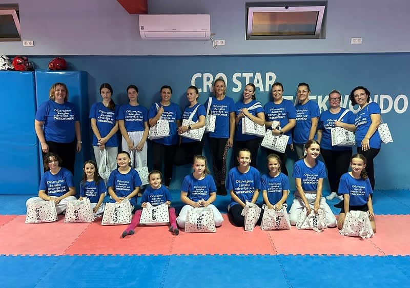 Taekwondo treninzi za fizičko i mentalno zdravlje žena